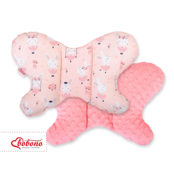 Sleepee Cuscino Anti Shock a Forma di Farfalla Rosa Ballerine Rosa Cipria