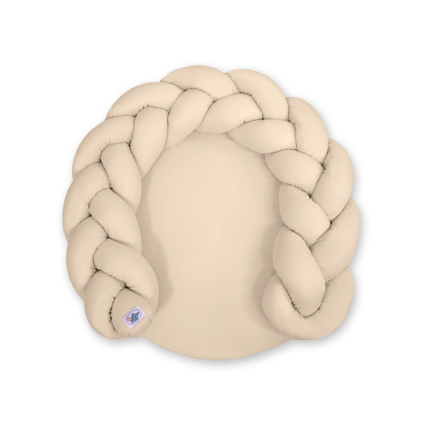 Tappetino da Gioco con Paracolpi Intrecciato Beige