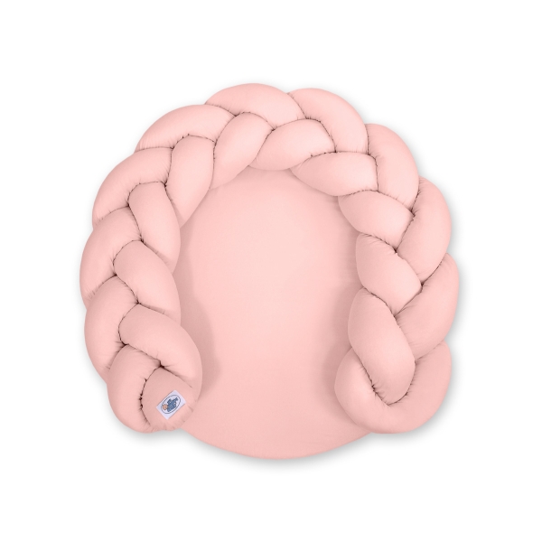 Tappetino da Gioco con Paracolpi Treccia Rosa Scuro