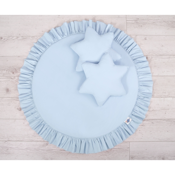 Tappetino Imbottito per i Giochi per Baldacchino Blu