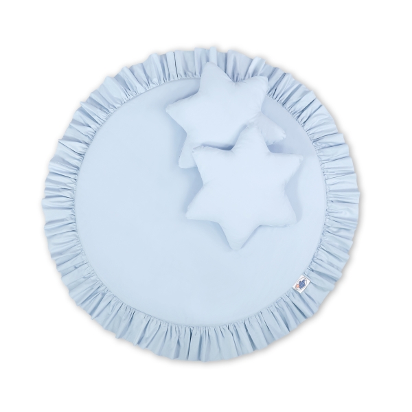 Tappetino Imbottito per i Giochi per Baldacchino Blu