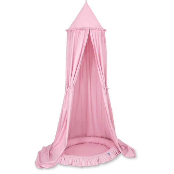 Tenda Baldacchino da Appendere con Nido Rosa per Ragazze