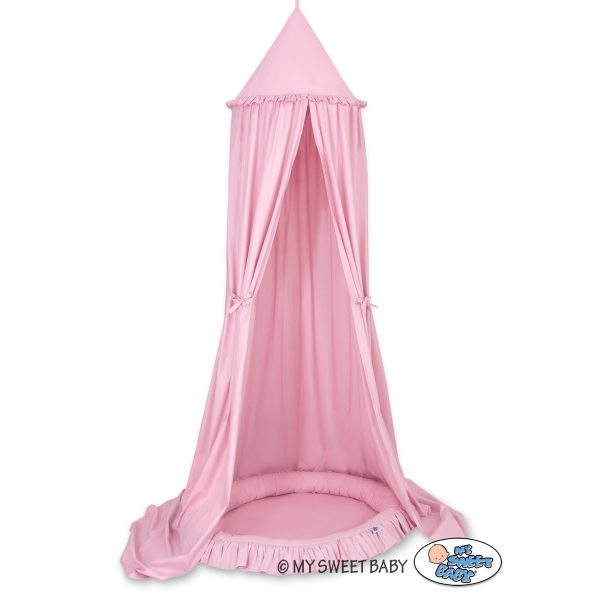 Tenda Baldacchino da Appendere con Nido Rosa per Ragazze