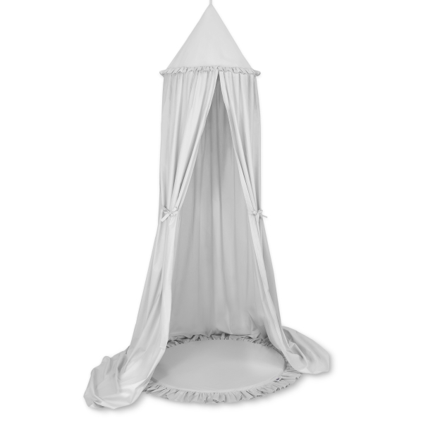 Tenda Baldacchino per Bambini da Appendere al Soffitto Grigio