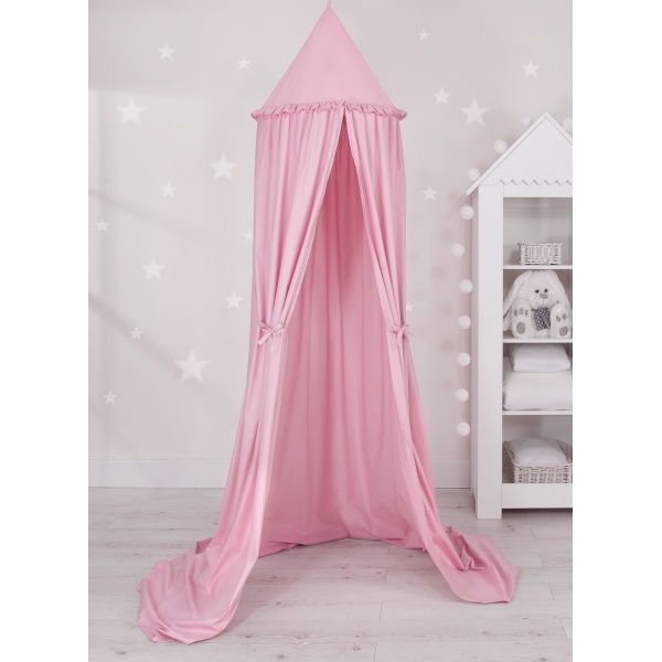 Tenda Baldacchino per Bambini da Appendere al Soffitto Rosa per Ragazze