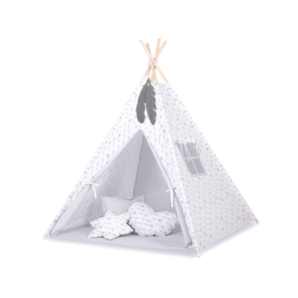 Tenda Indiana per Bambino con Tappetino e Cuscini Frecce