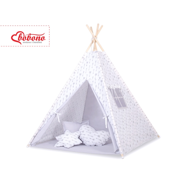 Tenda Indiana per Bambino con Tappetino e Cuscini Frecce