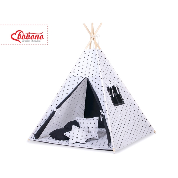 Tenda Indiana per Bambino con Tappetino Nero