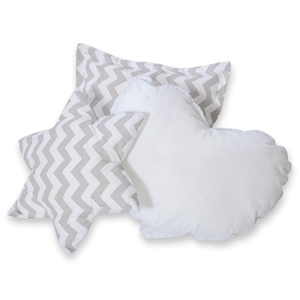 Tenda Teepee con Cuscini e Piume Decorative GRATIS! Grigio Chevron