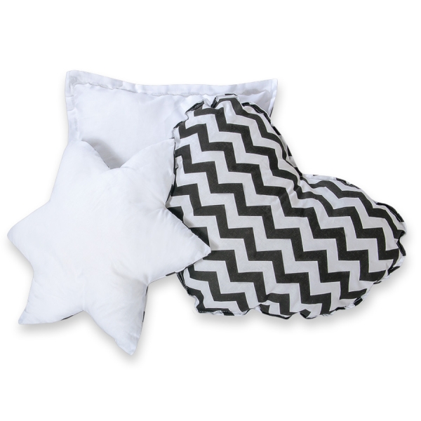Tenda Teepee con Cuscini e Piume Decorative GRATIS! Nero Chevron