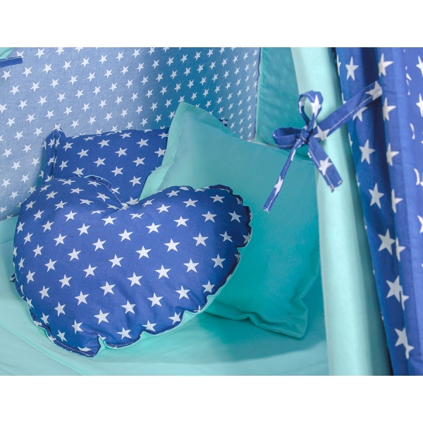 Tenda Teepee con Tappetino e Cuscini