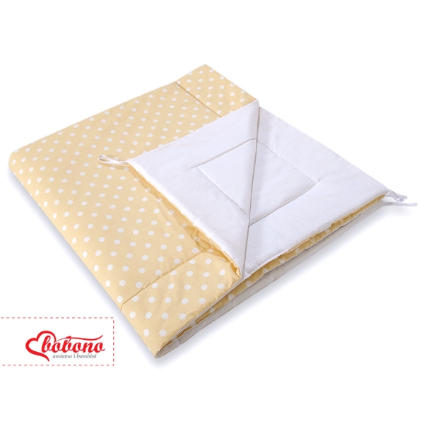 Tenda Teepee con Tappetino e Cuscini Beige Pois Bianchi