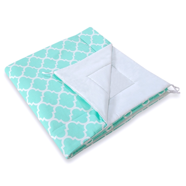 Tenda Teepee con Tappetino e Piume Decorative GRATIS! Menta Marocco
