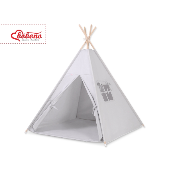 Tenda Teepee con Tappetino Grigio
