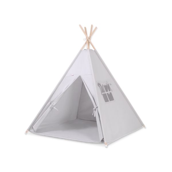 Tenda Teepee con Tappetino Grigio