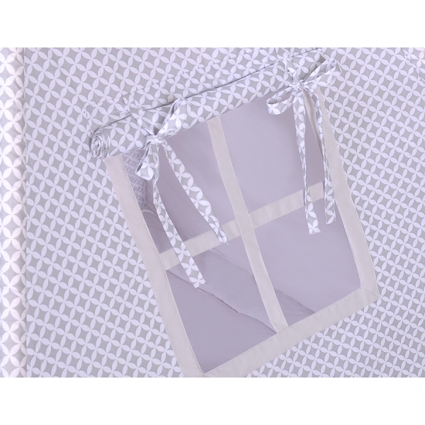Tenda Teepee e Piume Decorative GRATIS! Grigio
