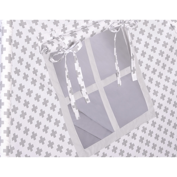 Tenda Teepee e Piume Decorative GRATIS! Grigio