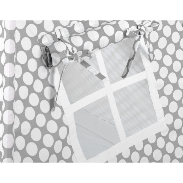 Tenda Teepee e Piume Decorative GRATIS! Grigio