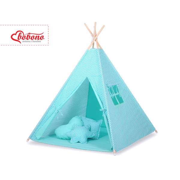 Tenda Teepee e Piume Decorative GRATIS! Menta