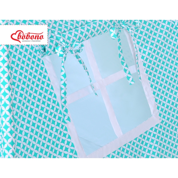 Tenda Teepee e Piume Decorative GRATIS! Menta Bianca