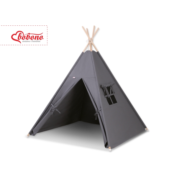 Tenda Teepee per Bambini Antracite