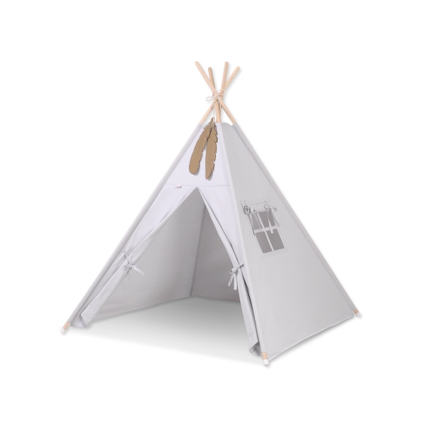 Tenda Teepee per Bambini Grigio