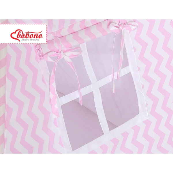 Tenda Teepee Rosa Chevron