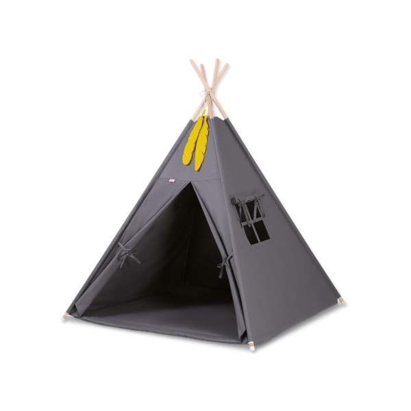 Tenda Wigwam per Bambino con Tappetino Antracite
