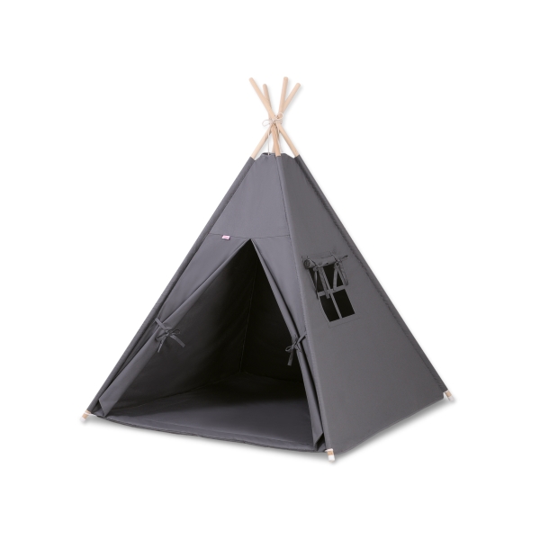 Tenda Wigwam per Bambino con Tappetino Antracite