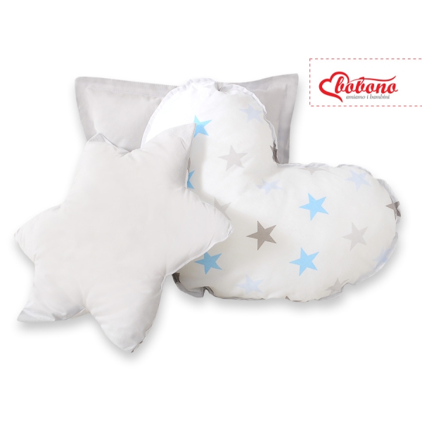 Tenda Wigwam per Bambino con Tappetino e Cuscini Grigio Blu Stelle