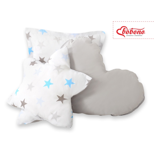 Tenda Wigwam per Bambino con Tappetino e Cuscini Grigio Blu Stelle