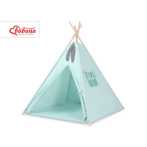 Tenda Wigwam per Bambino con Tappetino Menta