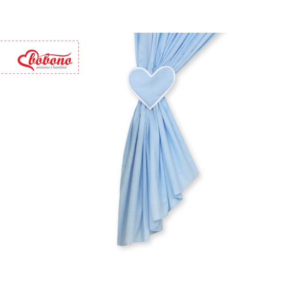Tendaggio Cameretta di Bambini Blu Cuori