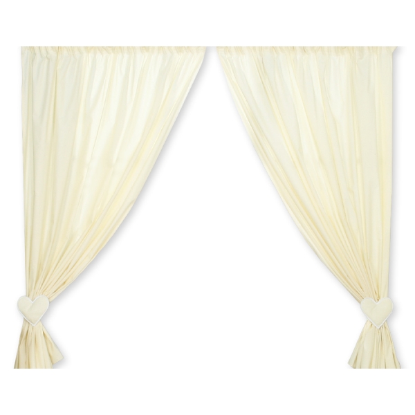 Tende per Cameretta Creme Cuori