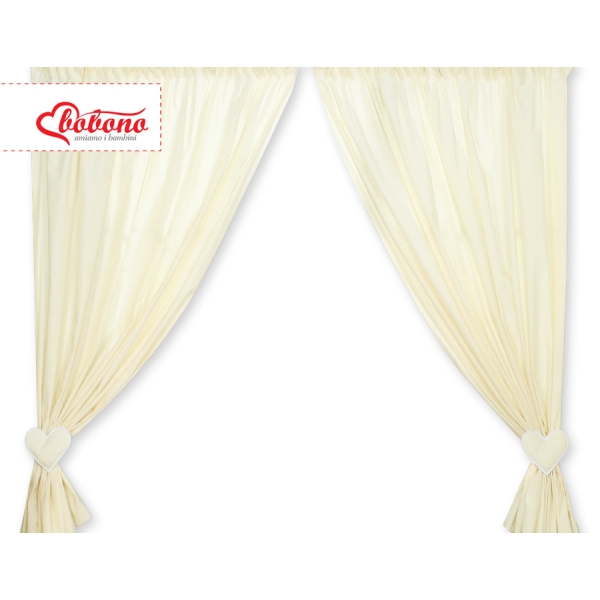 Tende per Cameretta Creme Cuori