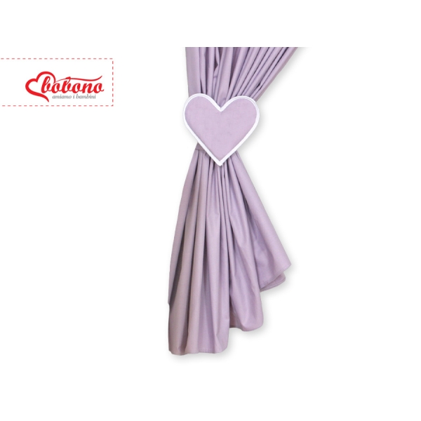 Tende per Cameretta Lilla Cuori