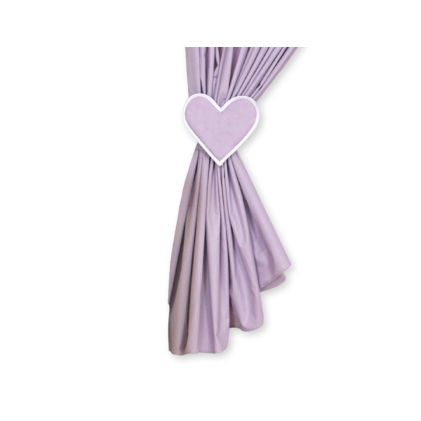 Tende per Cameretta Lilla Cuori