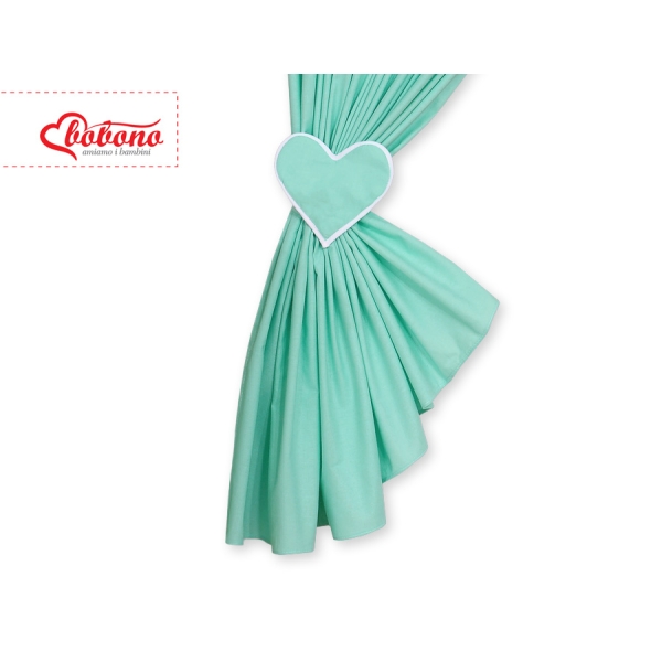 Tende per Cameretta Menta Cuori