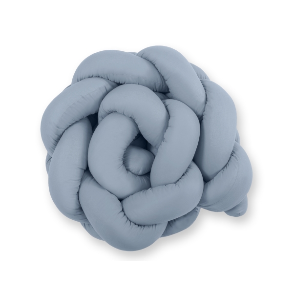 Treccia Paracolpi Culla Azzurro Pastello