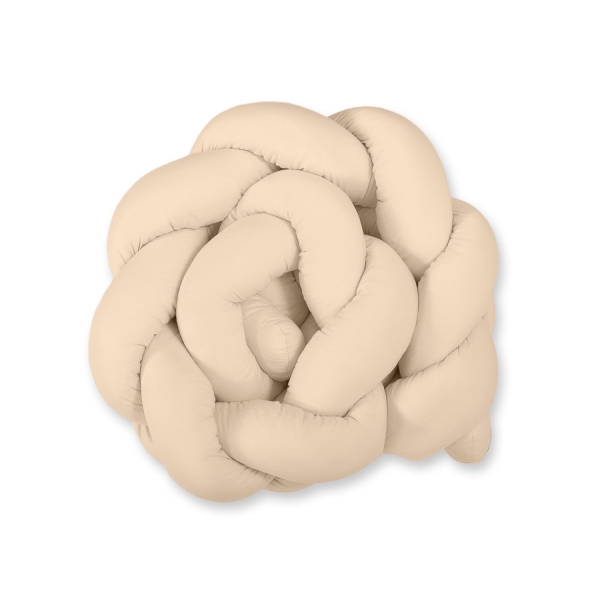 Treccia Paracolpi per Letto Bambino Beige