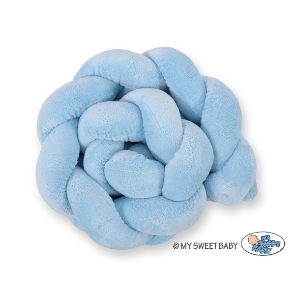 Treccia Paracolpi per Letto Bambino Blu Ragazzo