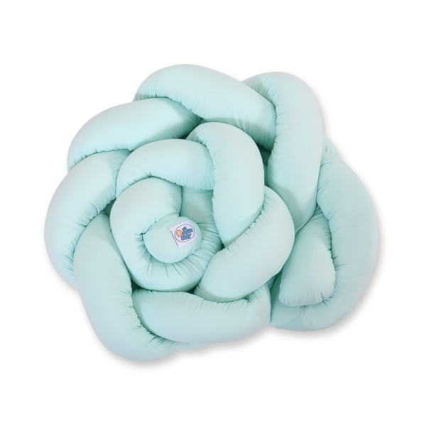 Treccia Paracolpi per Letto Bambino Menta