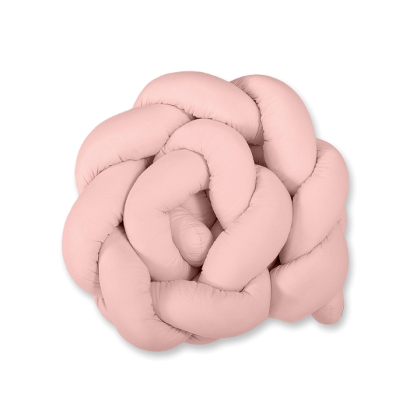Treccia Paracolpi per Letto Bambino Rosa Scuro