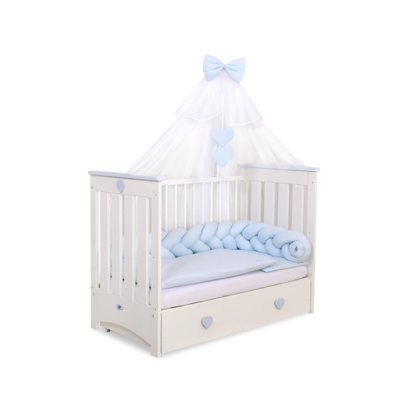 Treccia per Lettino 180cm Blu Ragazzo
