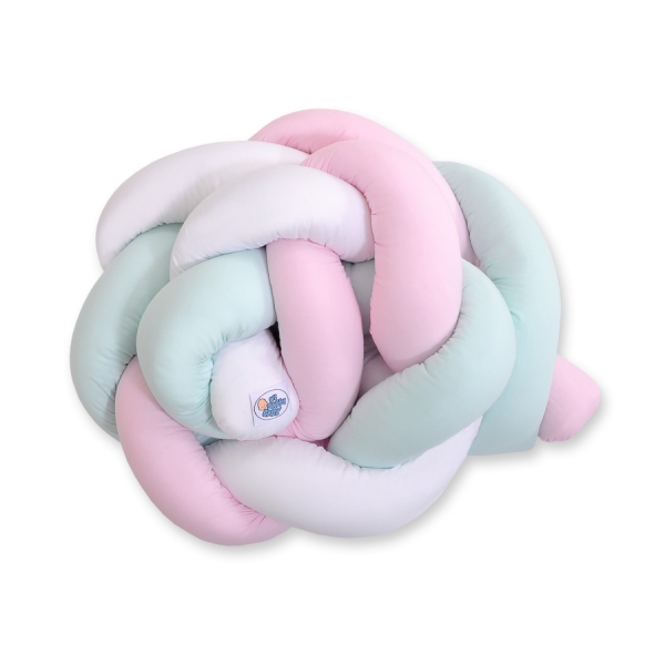 Treccia per Lettino 180cm Menta Rosa Bianca