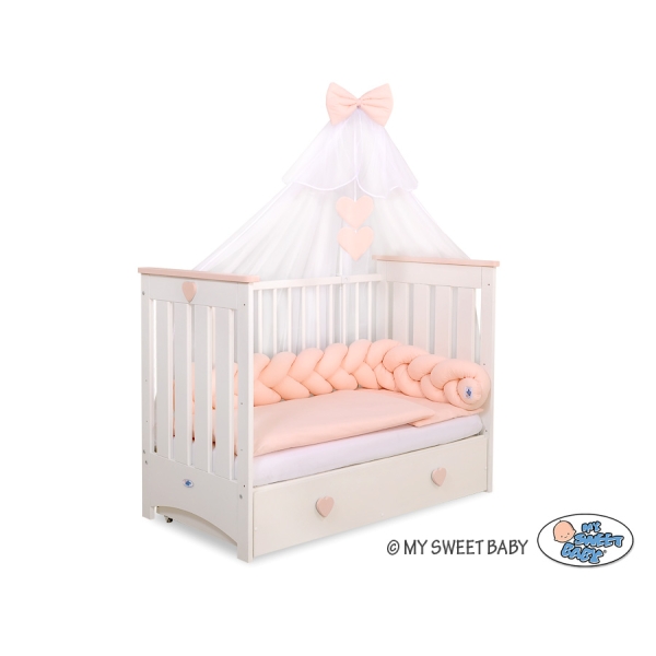 Treccia per Lettino 180cm Rosa Cipria
