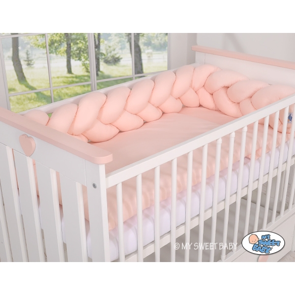 Treccia per Lettino 180cm Rosa Cipria