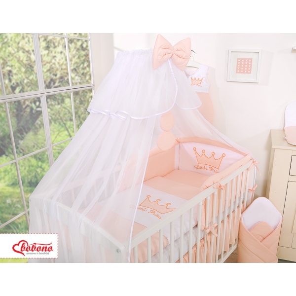 Velo Zanzariera per Culla Chiffon Rosa Cipria Little Prince/Princess