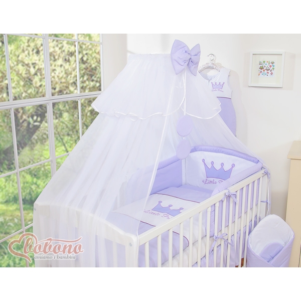 Zanzariera per Lettino Lilla Chiffon Little Prince/Princess