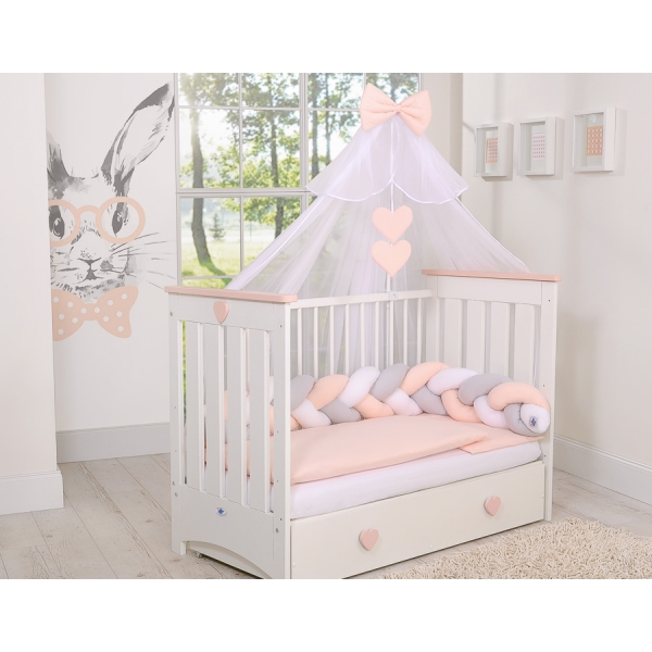 Zanzariera per Lettino Neonato Beige Chiffon